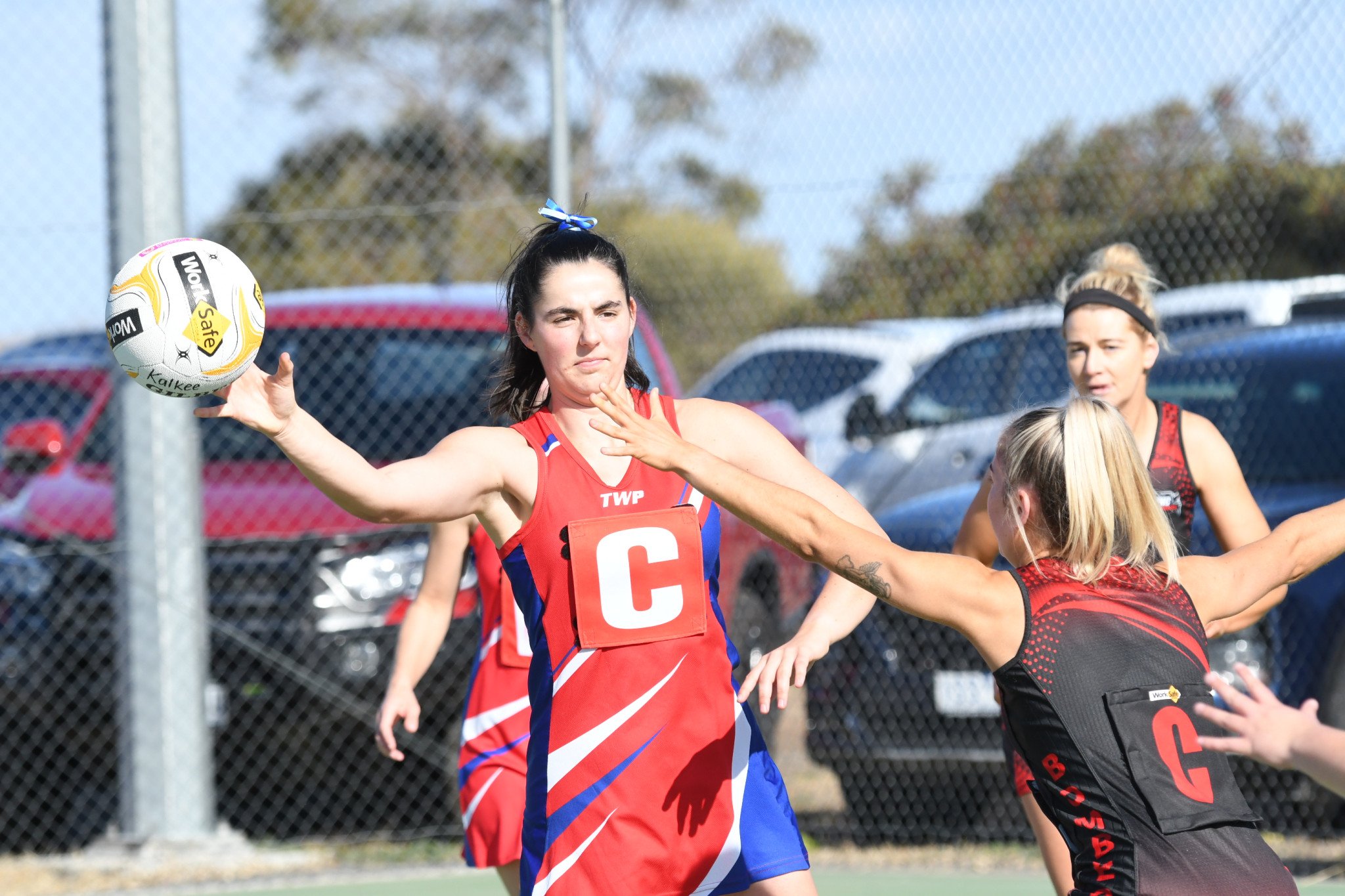 Kalkee's Molly Lakin will battle with Olivia Jones-Story tomorrow. PHOTO: CHRIS GRAETZ