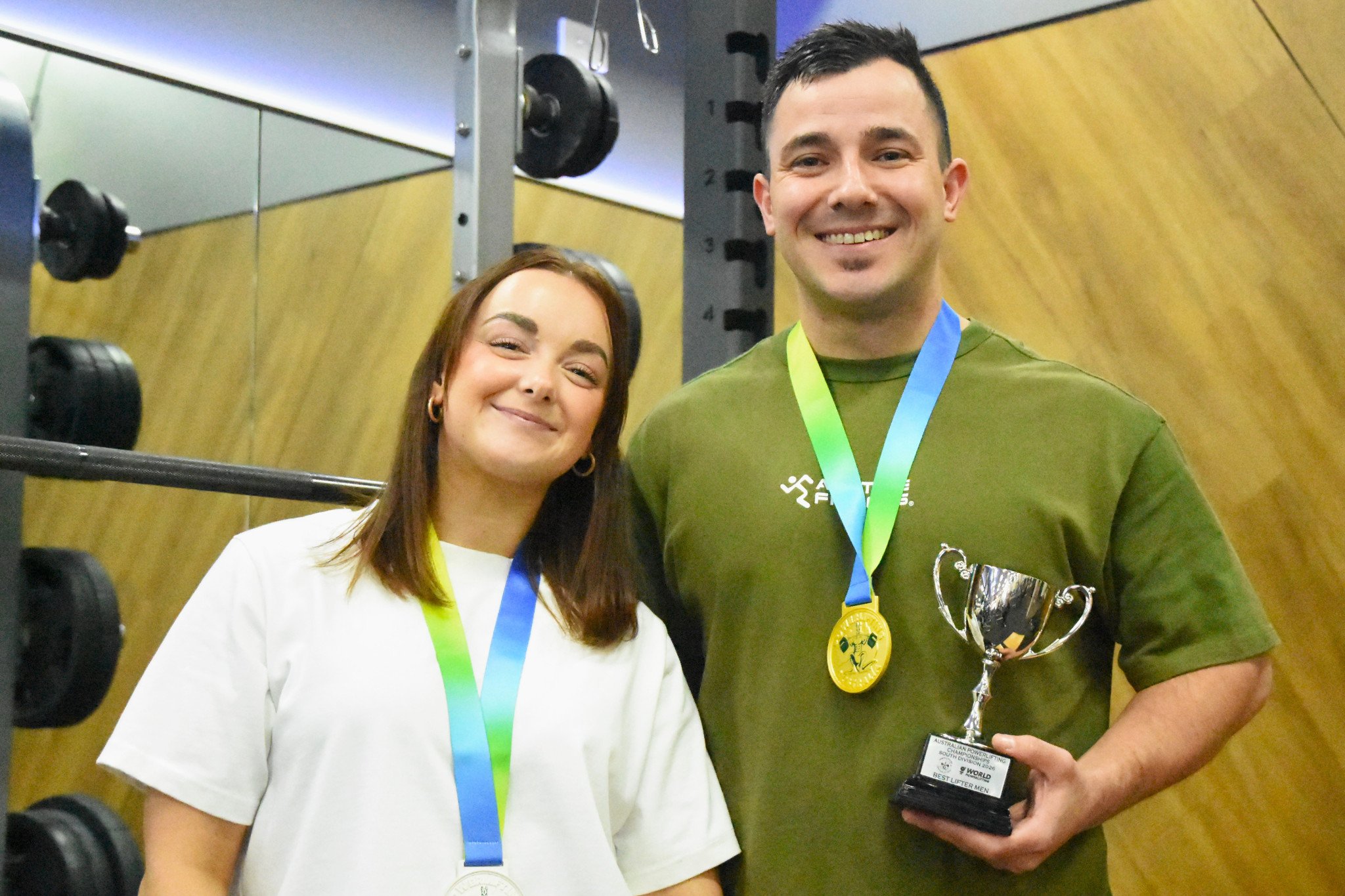 Horsham powerlifters Katelyn Busbridge and Ben Hogan had a successful competition at the Australina Powerlifting Championships South Division. Busbridge finished second in the women's 64kg category, while Hogan won the men's 85kg category, while also taking out the best male lifter award.