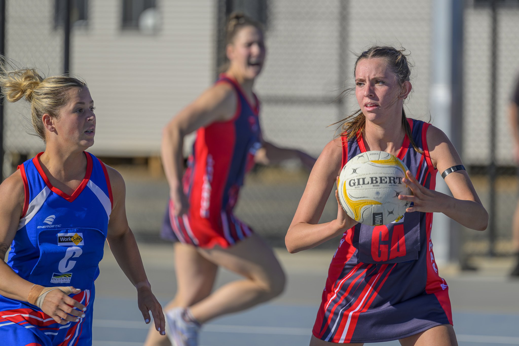Noradjuha Quantong will host A grade netball ladder leaders Laharum this Saturday May 9. The Demons currently have the two highest-scoring shooters in the competition: Ilze Van Zyl (pictured) and Caitlin Jones-Story.
