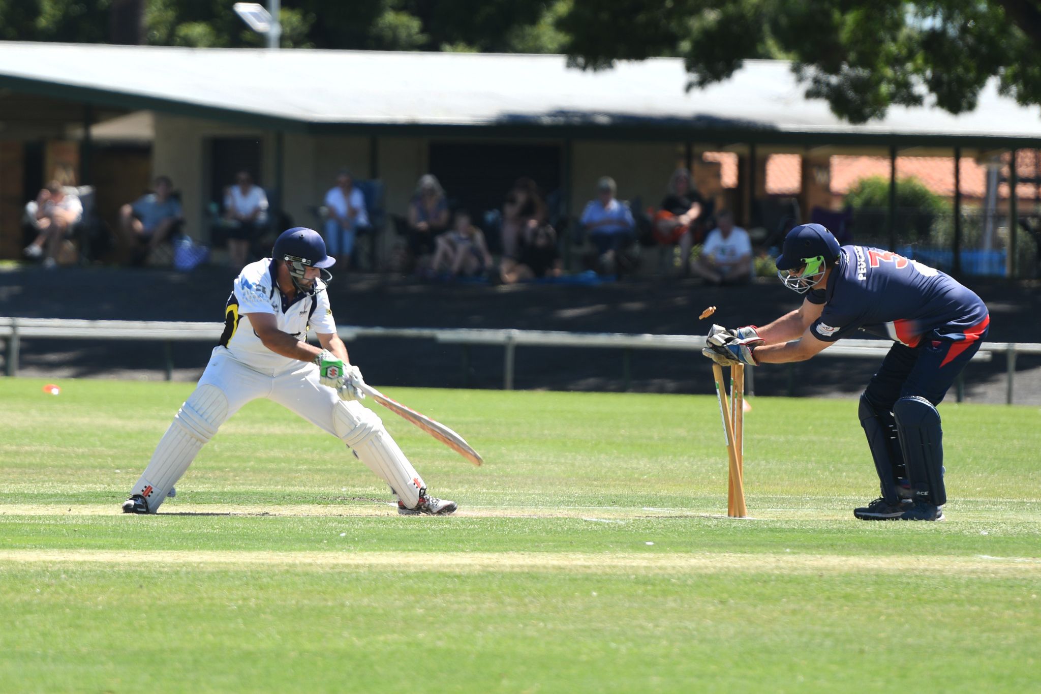 Ben Peucker reached the 400 dismissal milestone as a wicket keeper for Laharum on Saturday, December 6.