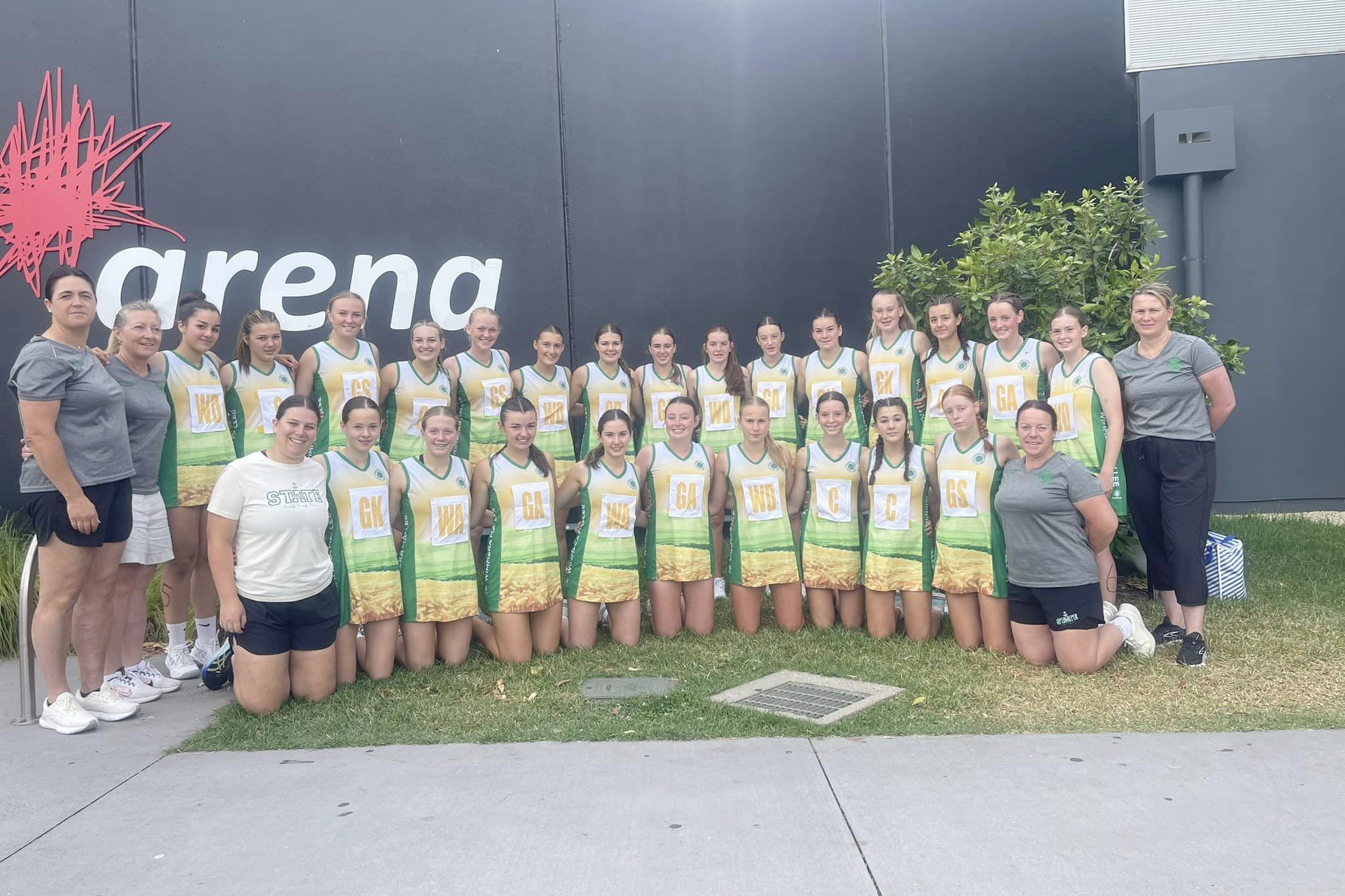 The representative teams. PHOTO: Wimmera Mallee Netball