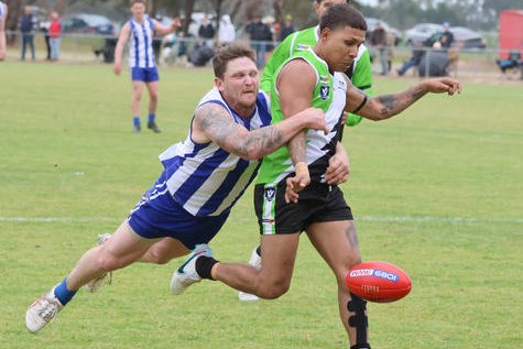 Nick Yarran kicked four goals in the Grand Final against Harrow Balmoral in the HDFNL last year.