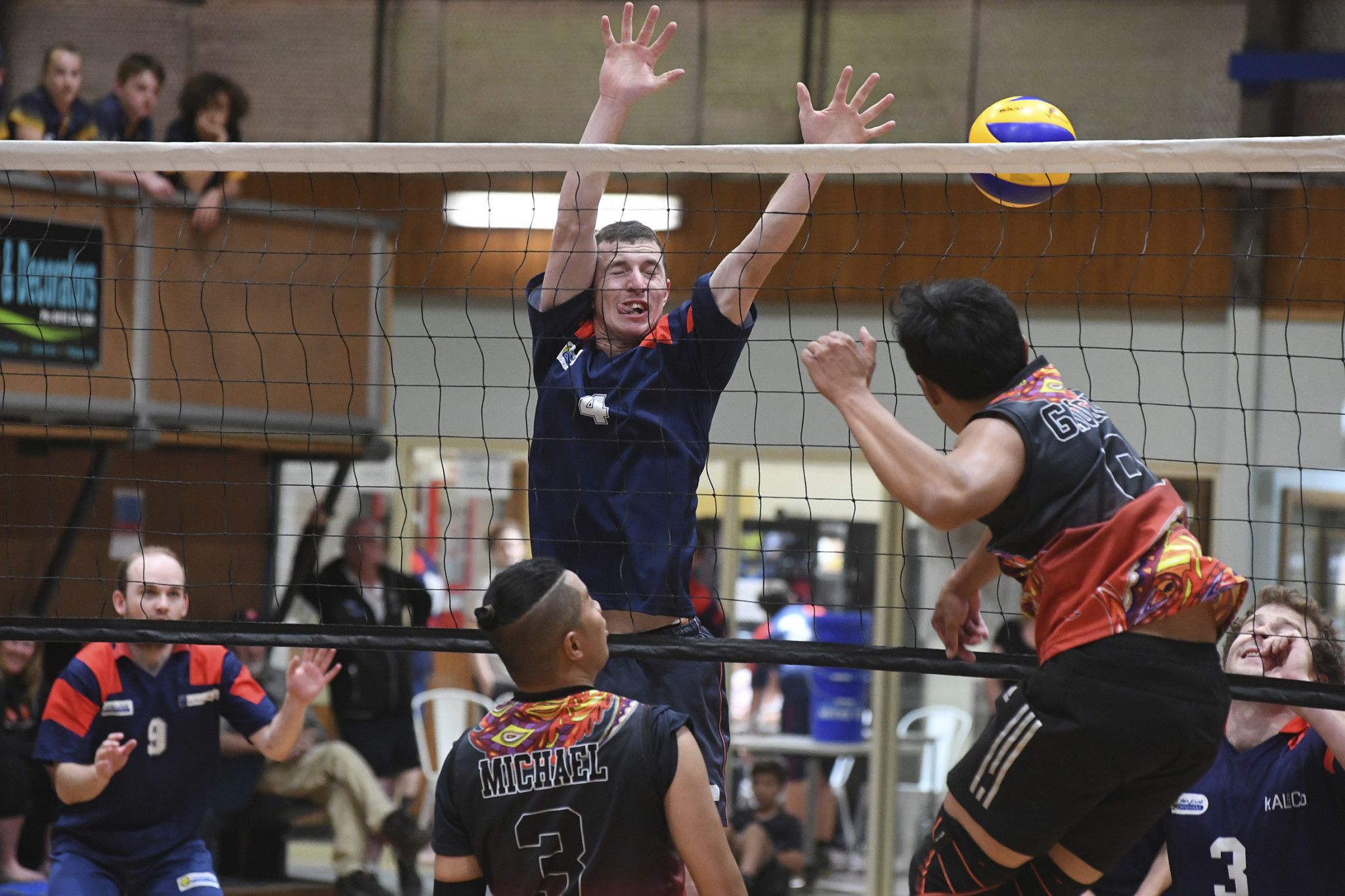 Tyler Snowden in action.