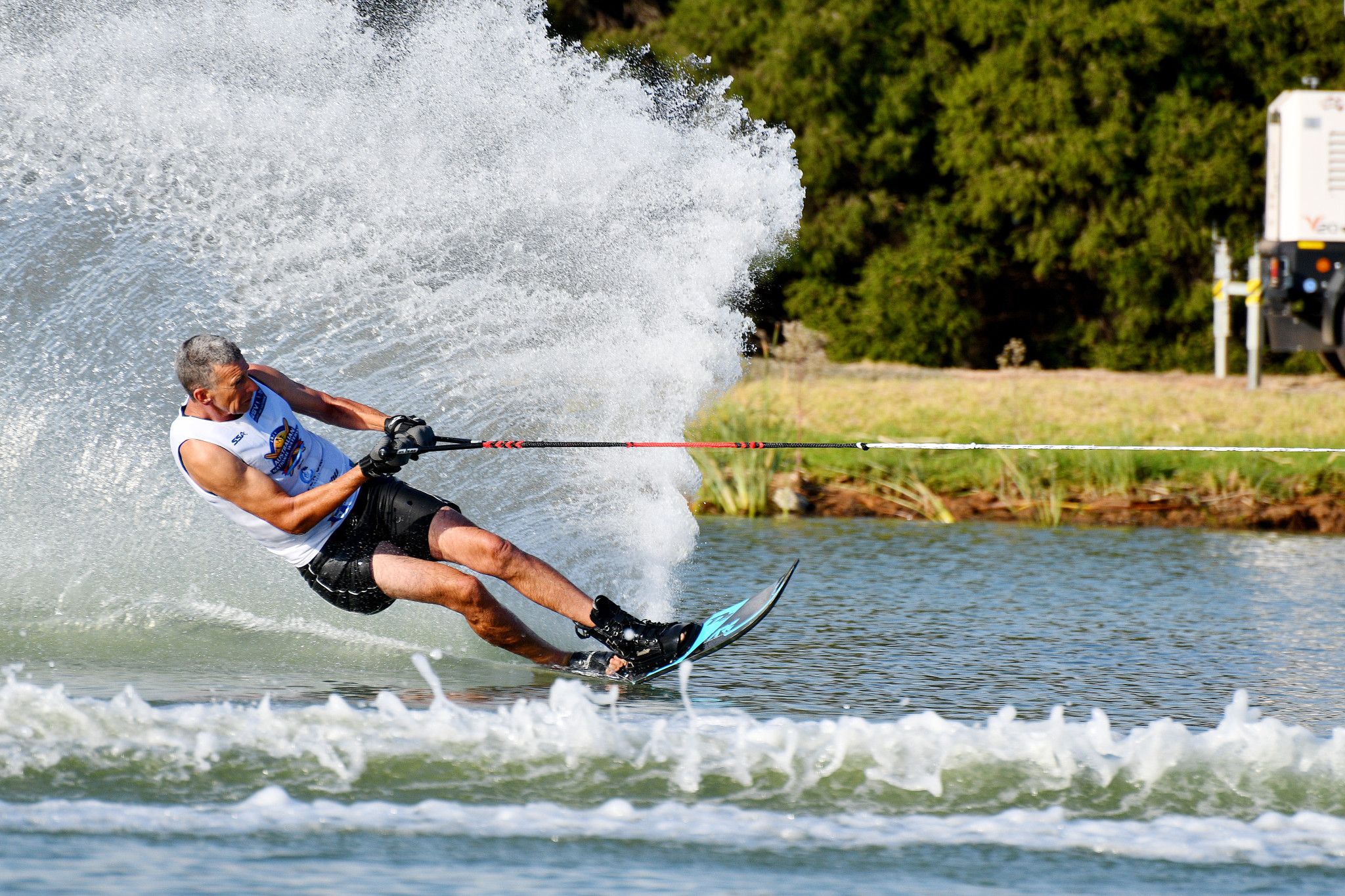 Peter Smith took out the Wimmera Regional Sports Assembly's Sports Star of the Year Award after winning bronze at the 2024 World Over-35 Waterski Championships in Spain. Photo by MARY SMITH