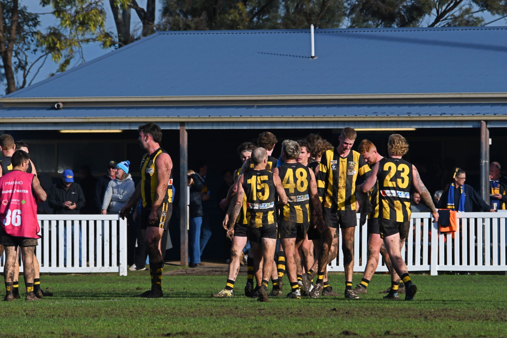 Pimpinio surged into the HDFNL top five with a commanding 82-4 victory over Natimuk United on a muddy Showgrounds surface.