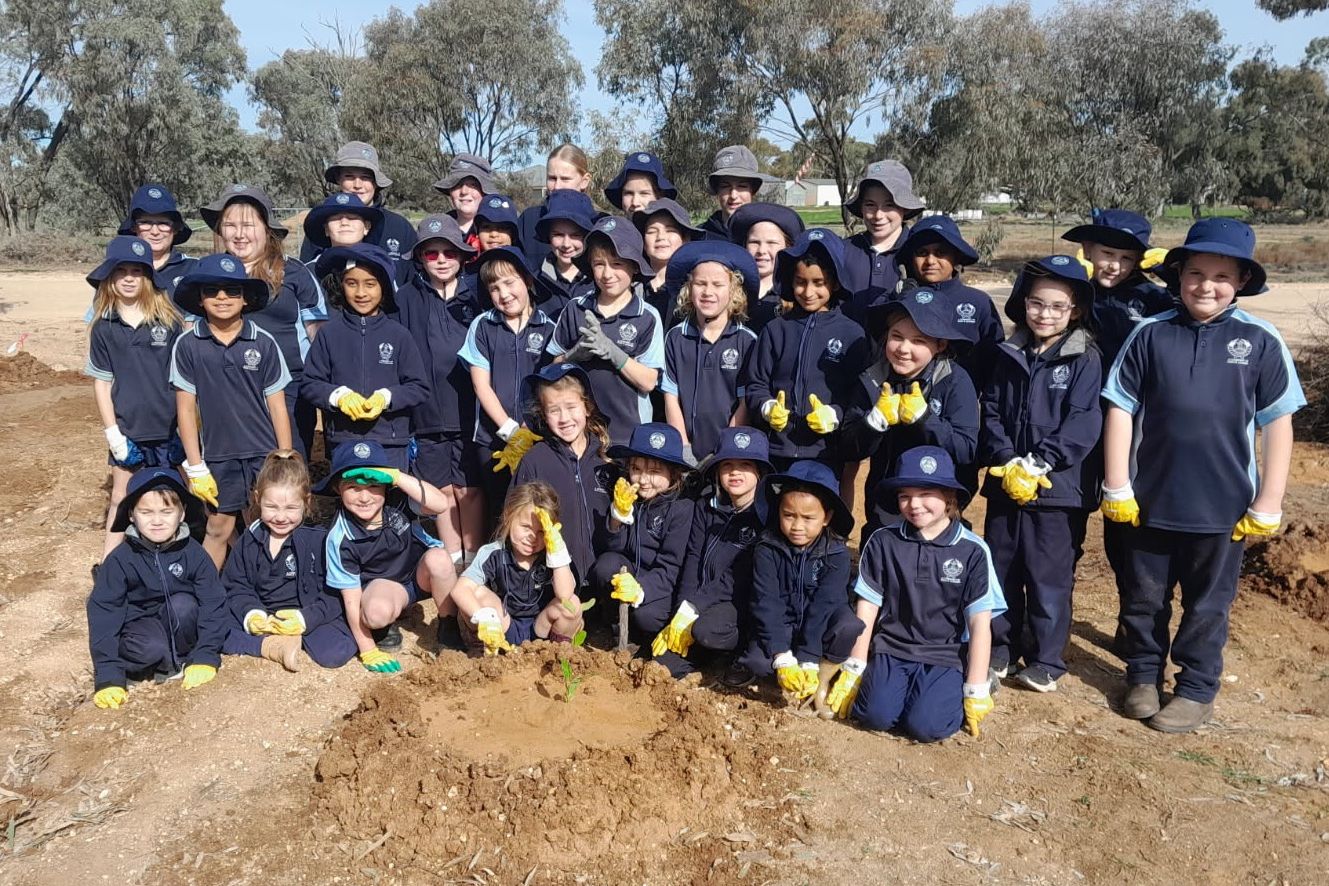St Joseph&rsquo;s Primary School students planted native trees and shrubs at Lake Lascelles on Thursday, July 24, as part of National Schools Tree Day.