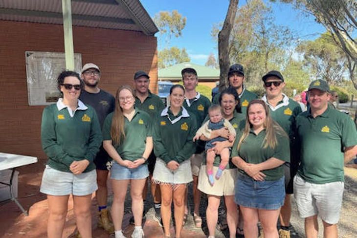 Members of the town's Australia Day event host, Rupanyup Major Events. Photo: ADRIAN TYLER