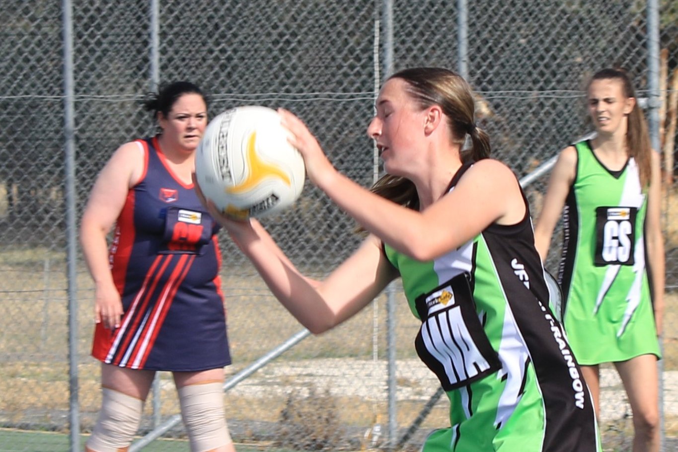 Rylee Cocks in action against Laharum.