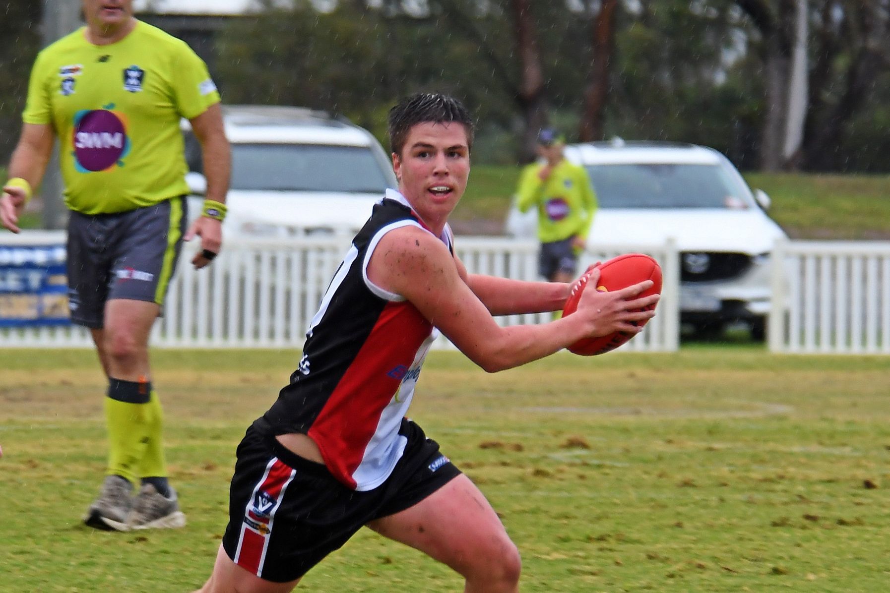 The Horsham Saints moved to the top of the WFNL table after a 13-point victory over the Stawell Warriors.