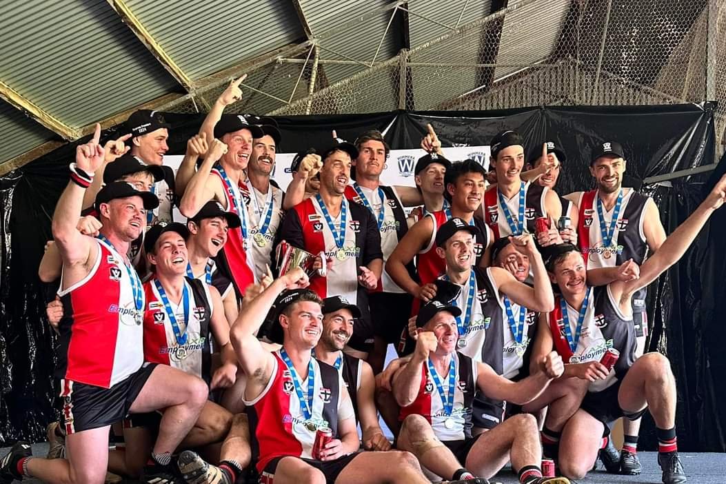 Saints celebrate. PHOTO: SUPPLIED
