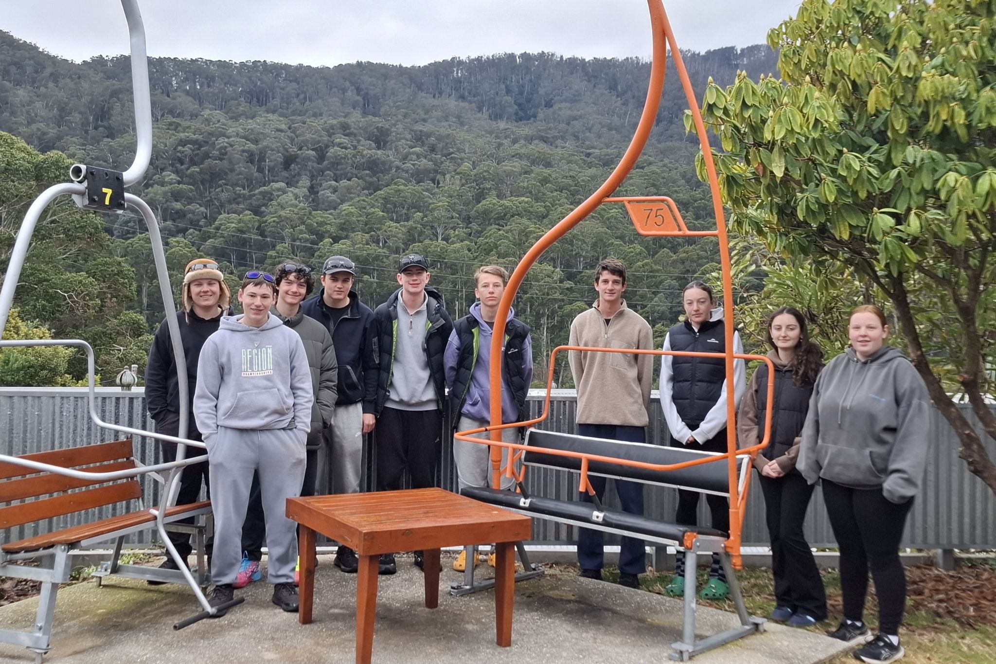 Year 10 students attended the Bogong Outdoor School (Snow Camp).