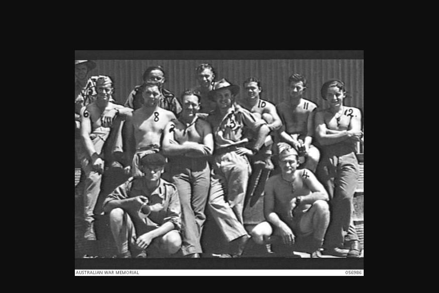Troops Of The 2/9th Australian Cavalry Regiment just completed their loading shift.