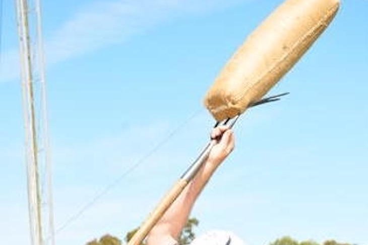 Sheaf tossing will test the skill and strength of competitors.