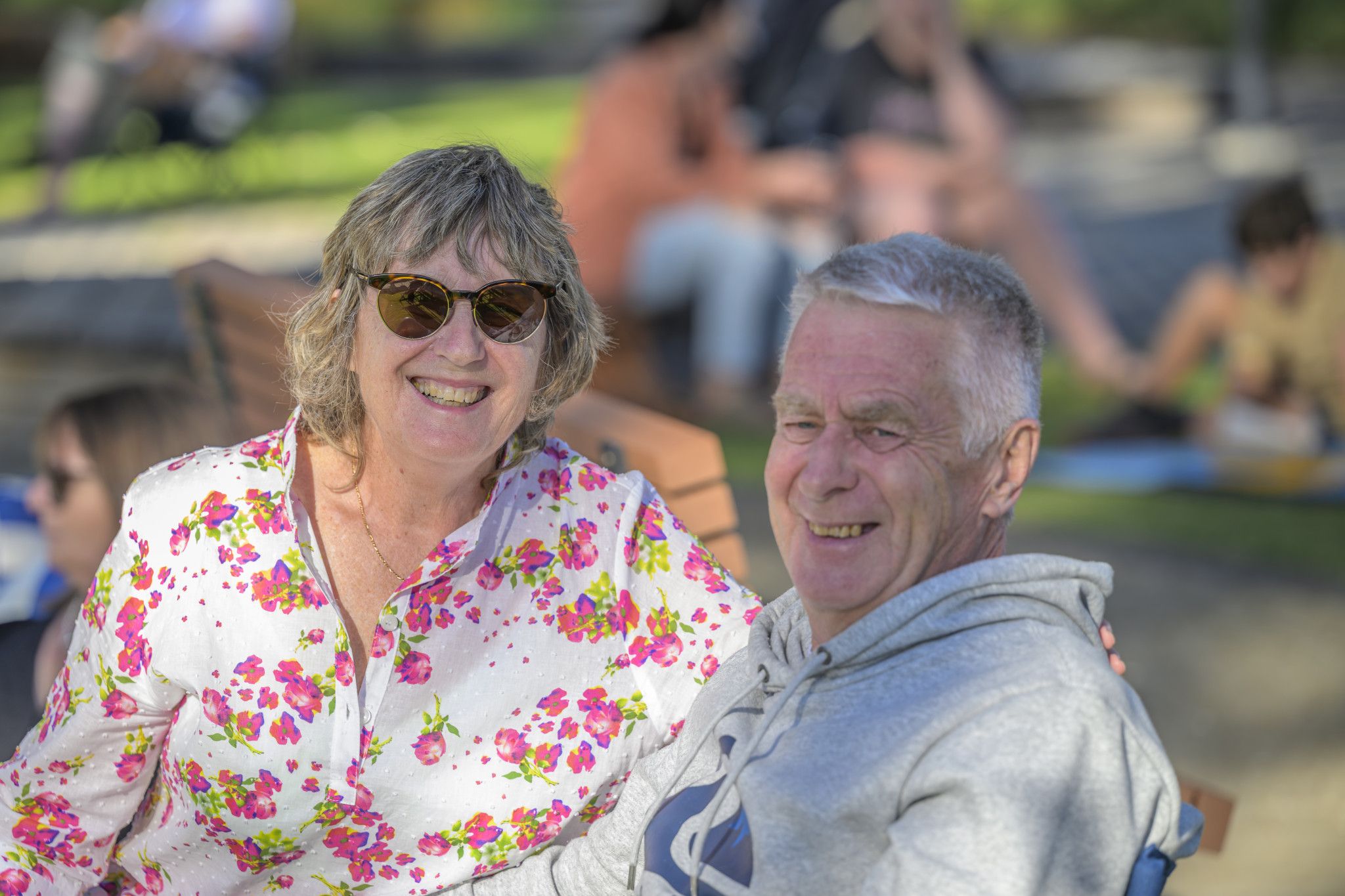 Terrie French and Dary French. Photo: ROBIN WEBB