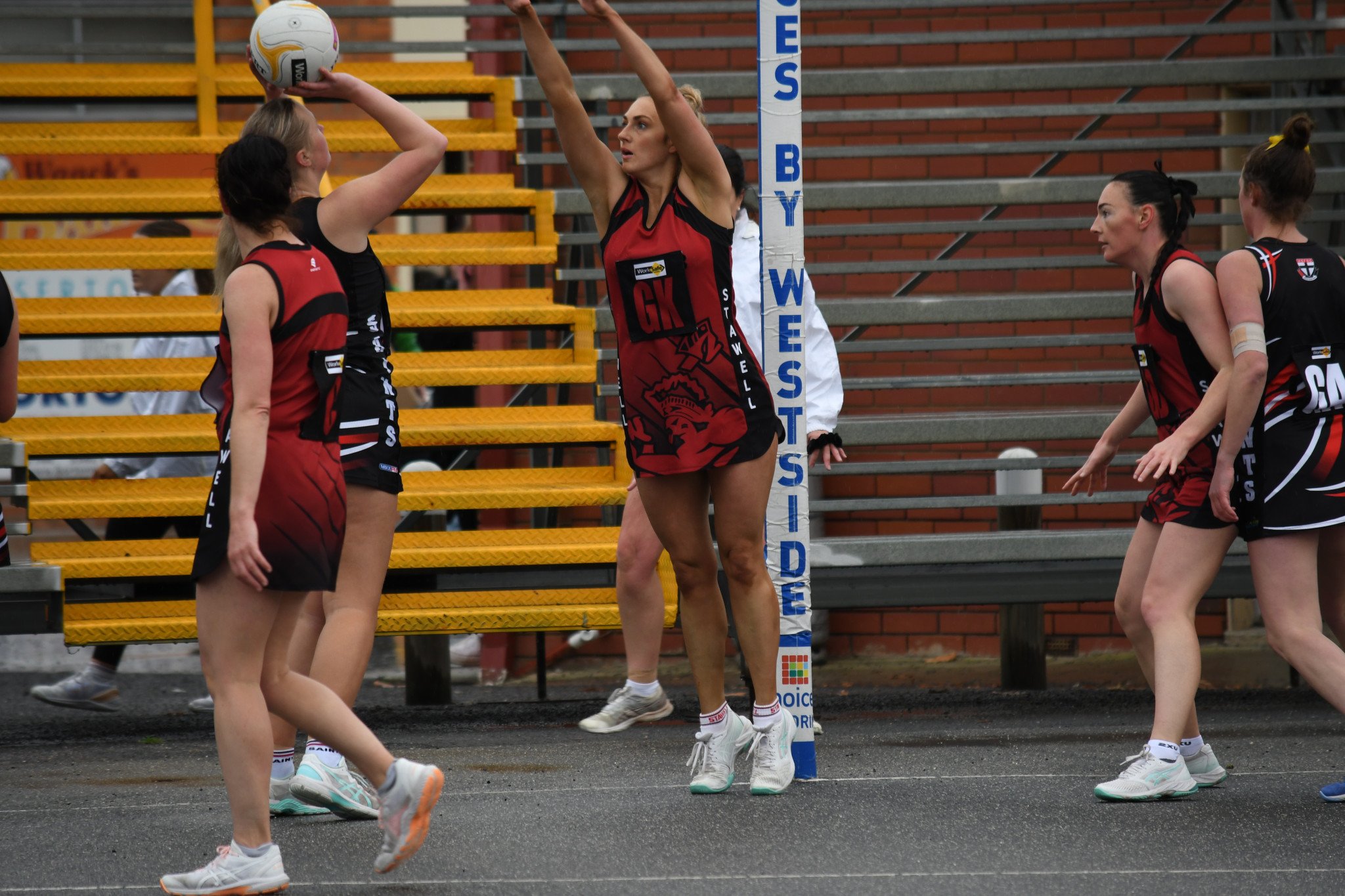 Saints' Taya Quick is scoring well in Jorja Clode's absence. PHOTO: STEPHEN WALKER