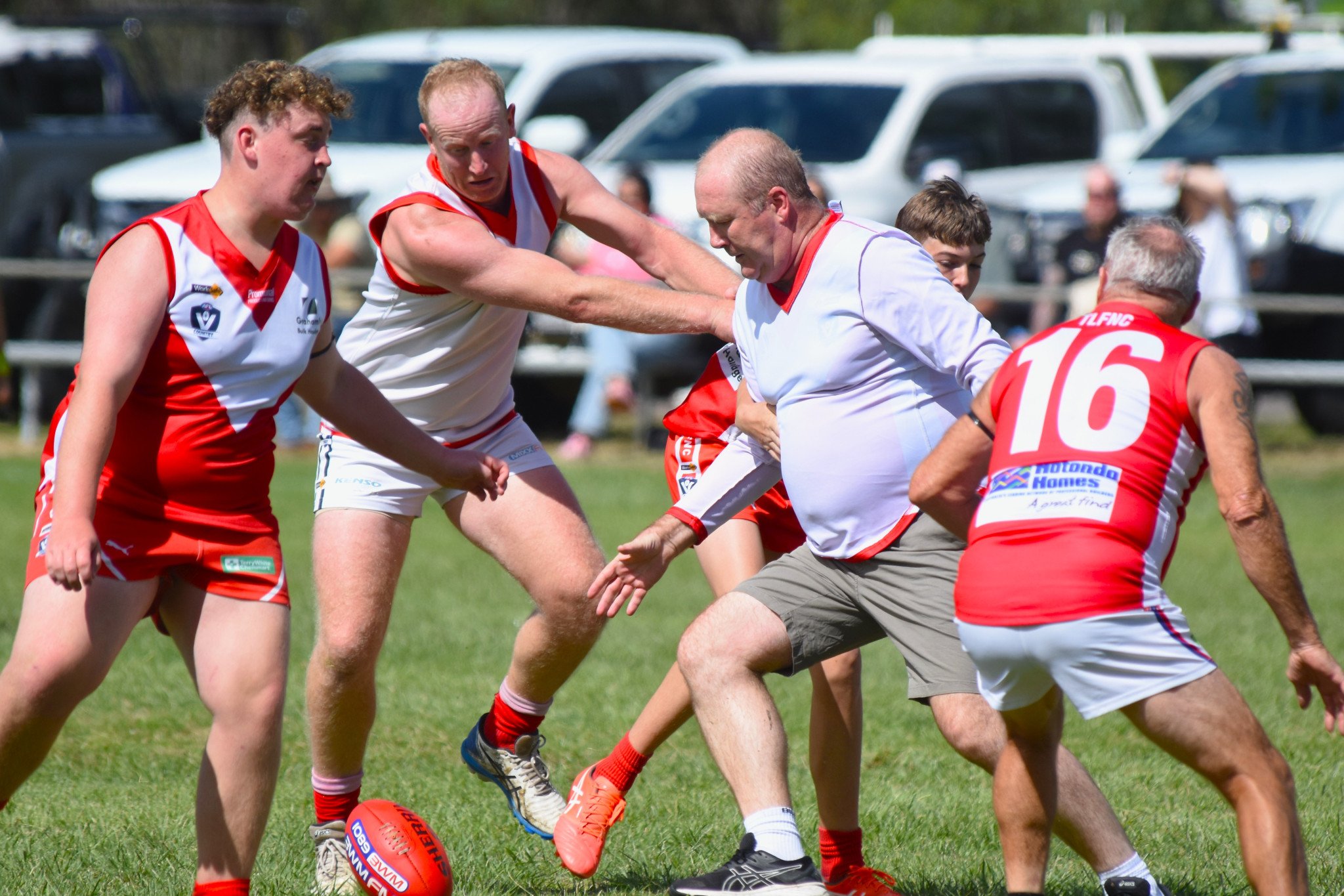 Taylors Lake&rsquo;s over-40s hit the field to kick off the club&rsquo;s 80th anniversary celebrations. From past players to juniors, several generations of Lakes came together for a special preseason Legends match. Overseeing the action was club president Stuart Hall.
