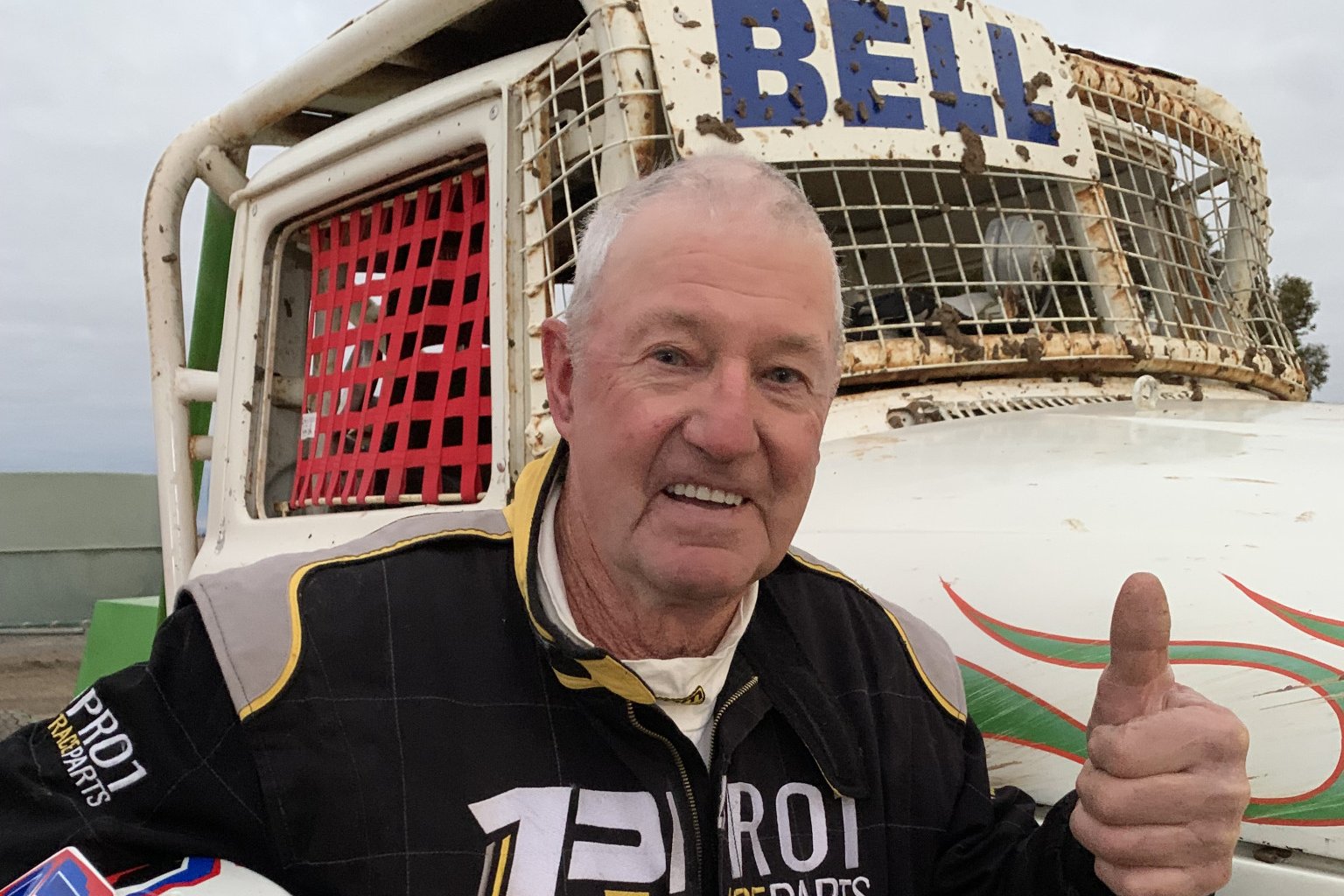 Wes Bell after one of his final races. PHOTO: DAVID WARD