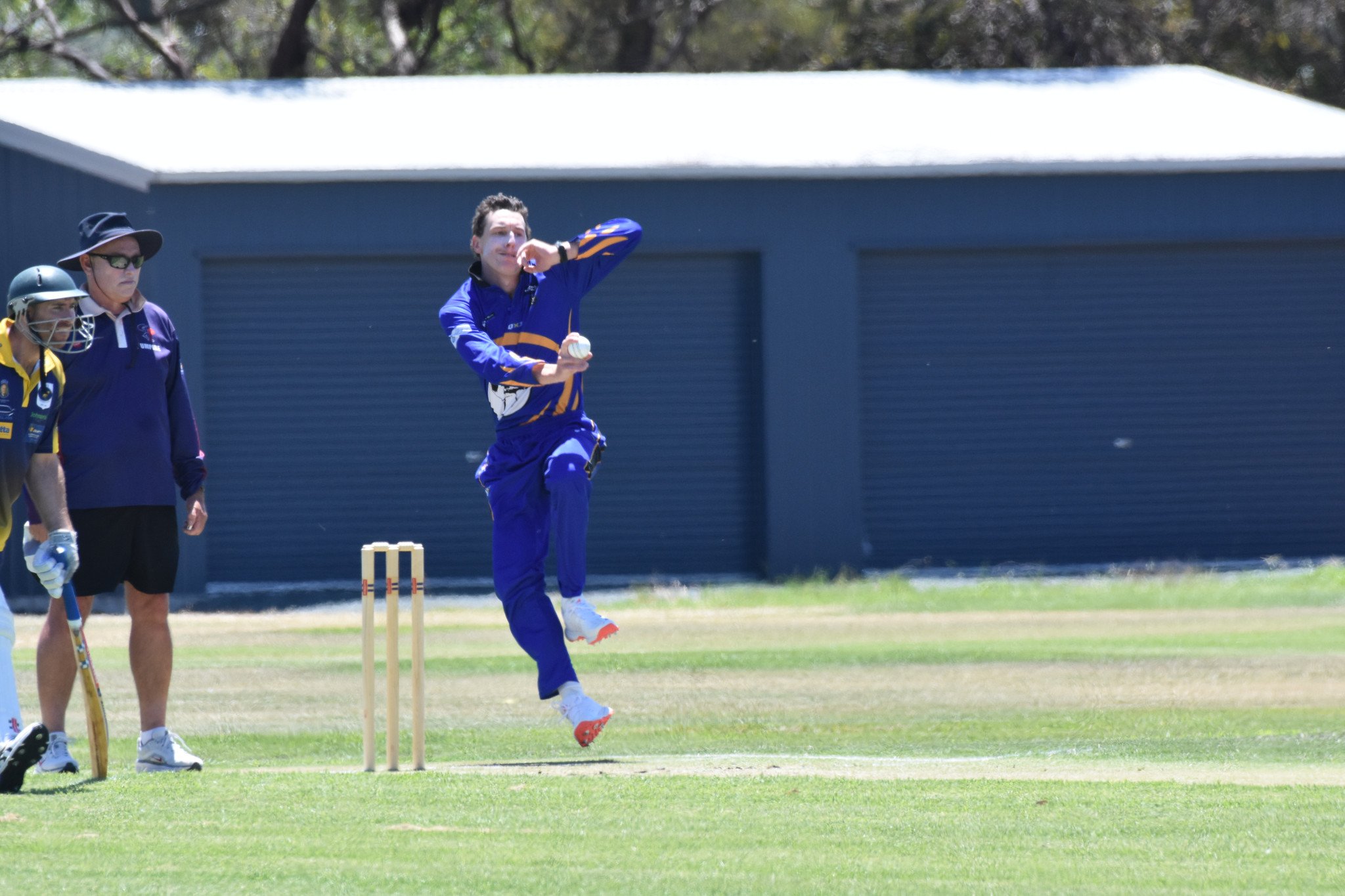 Lubeck Murtoa's Nic Ballagh took 1/15 (6) with one maiden. PHOTO: CHRIS GRAETZ