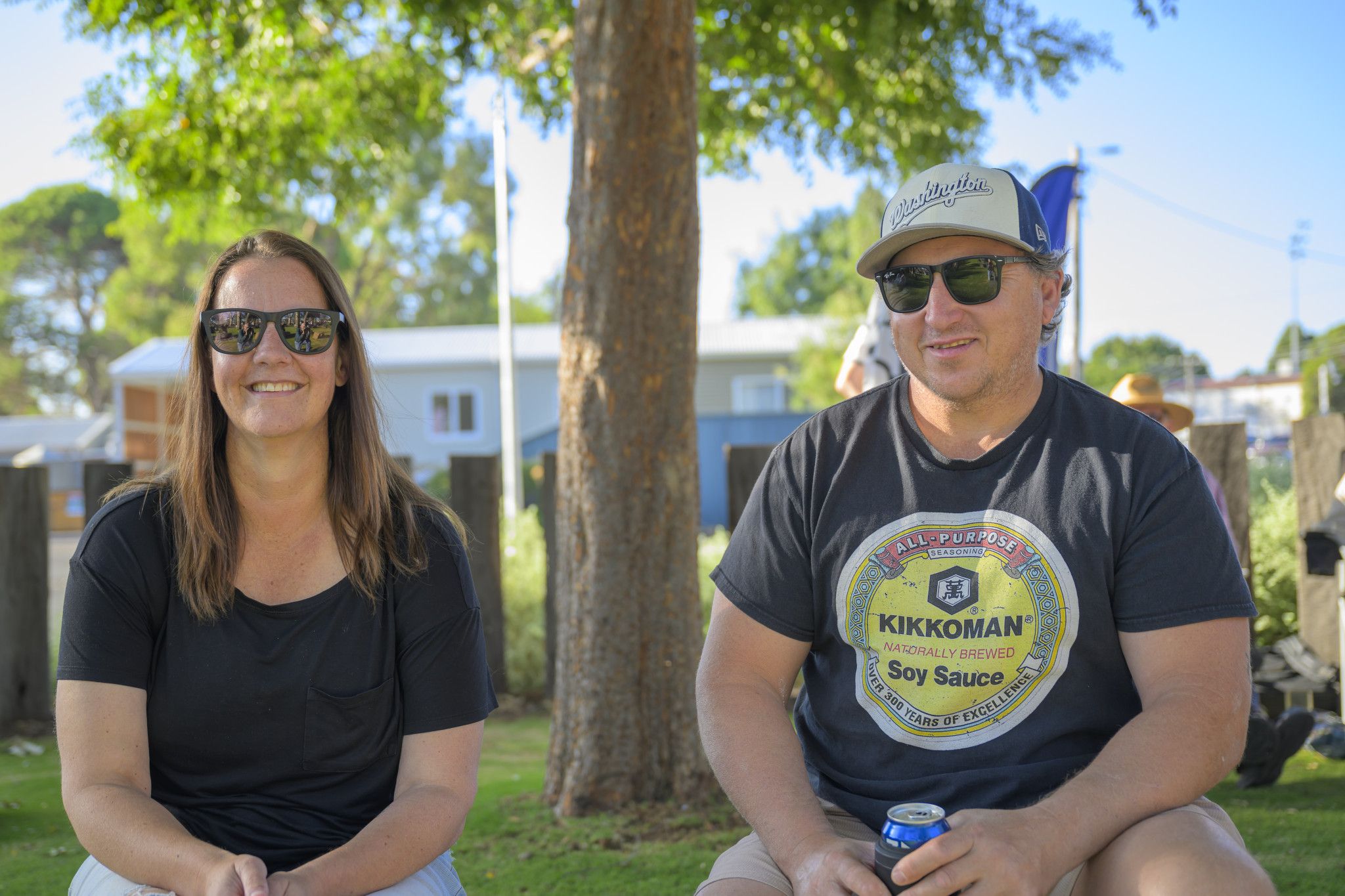 Annie Mintern and Rohan Adams.