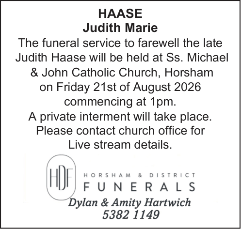 Haase, Judith Marie Funeral Noticepdf 1