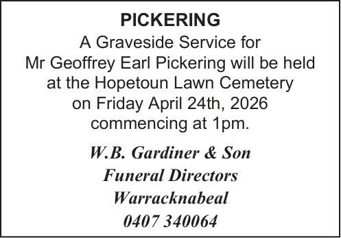 Pickering, Geoffrey Earl Funeral Noticepdf 1