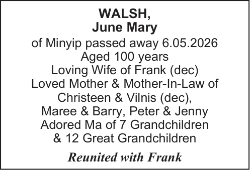 Walsh, June Mary Death Noticepdf 1