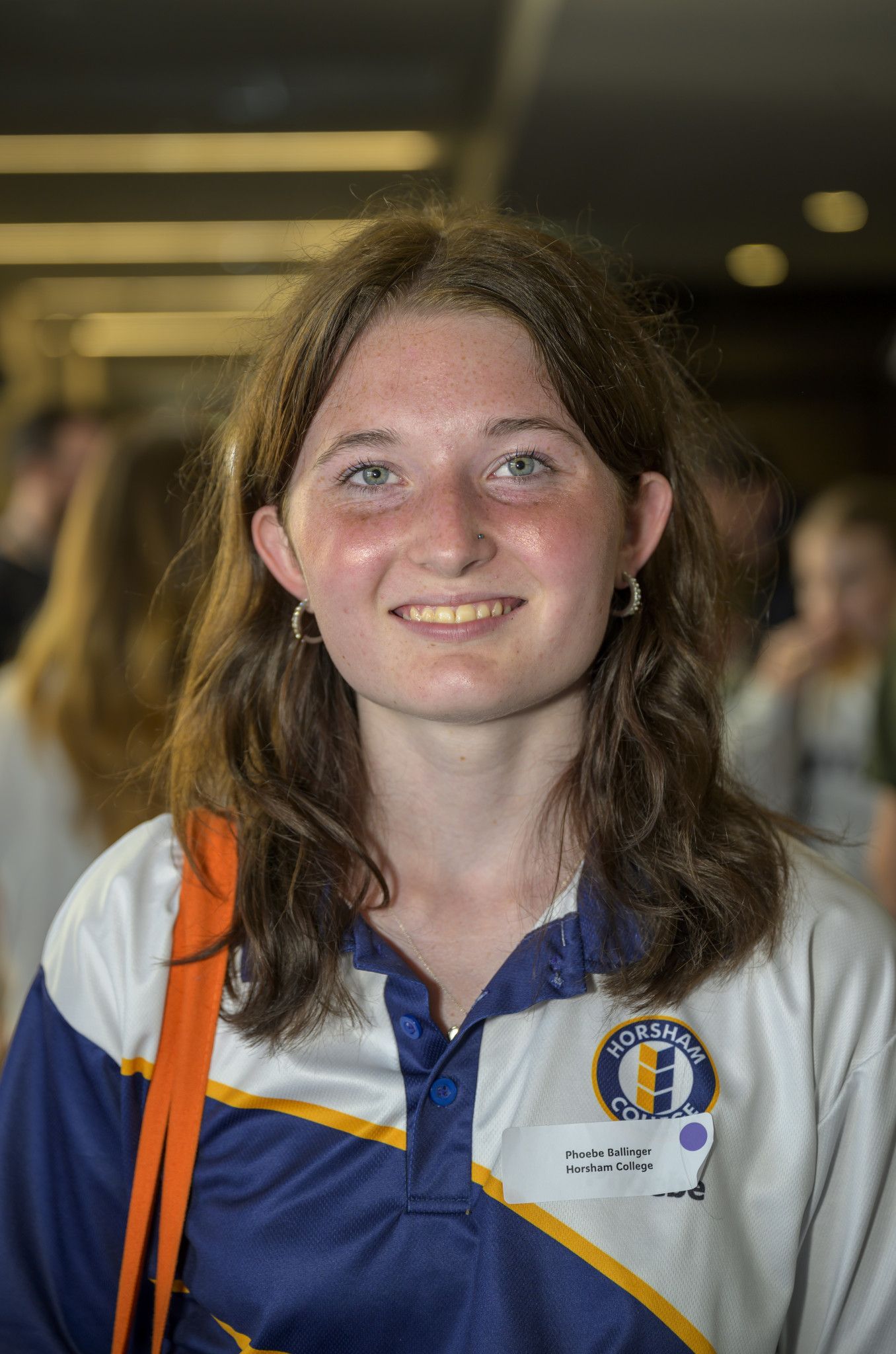 Horsham College arts strudent Phoebe Ballinger at VCE Creative Arts Day at the Horsham Town Hall. Photo: ROBIN WEBB