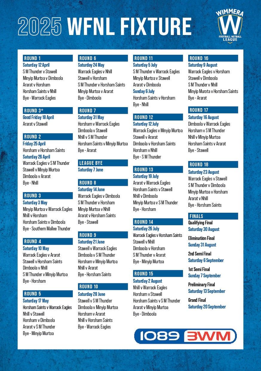 Wfnl 2025 Draw