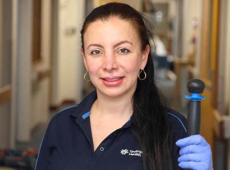 Constanza Elena Vargas who works in Environmental Services for Wimmera Nursing Home.