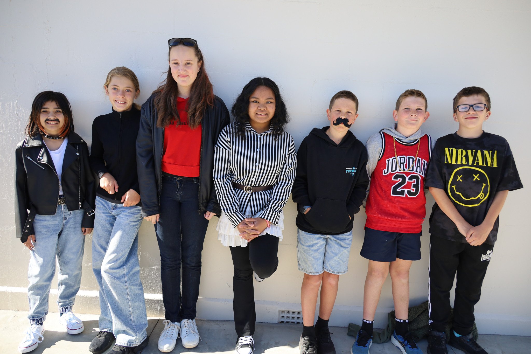 Grade 5/6) kids - Yvie, Kaija, Bella, Lane, Murphy, Hendrix and Kolby.